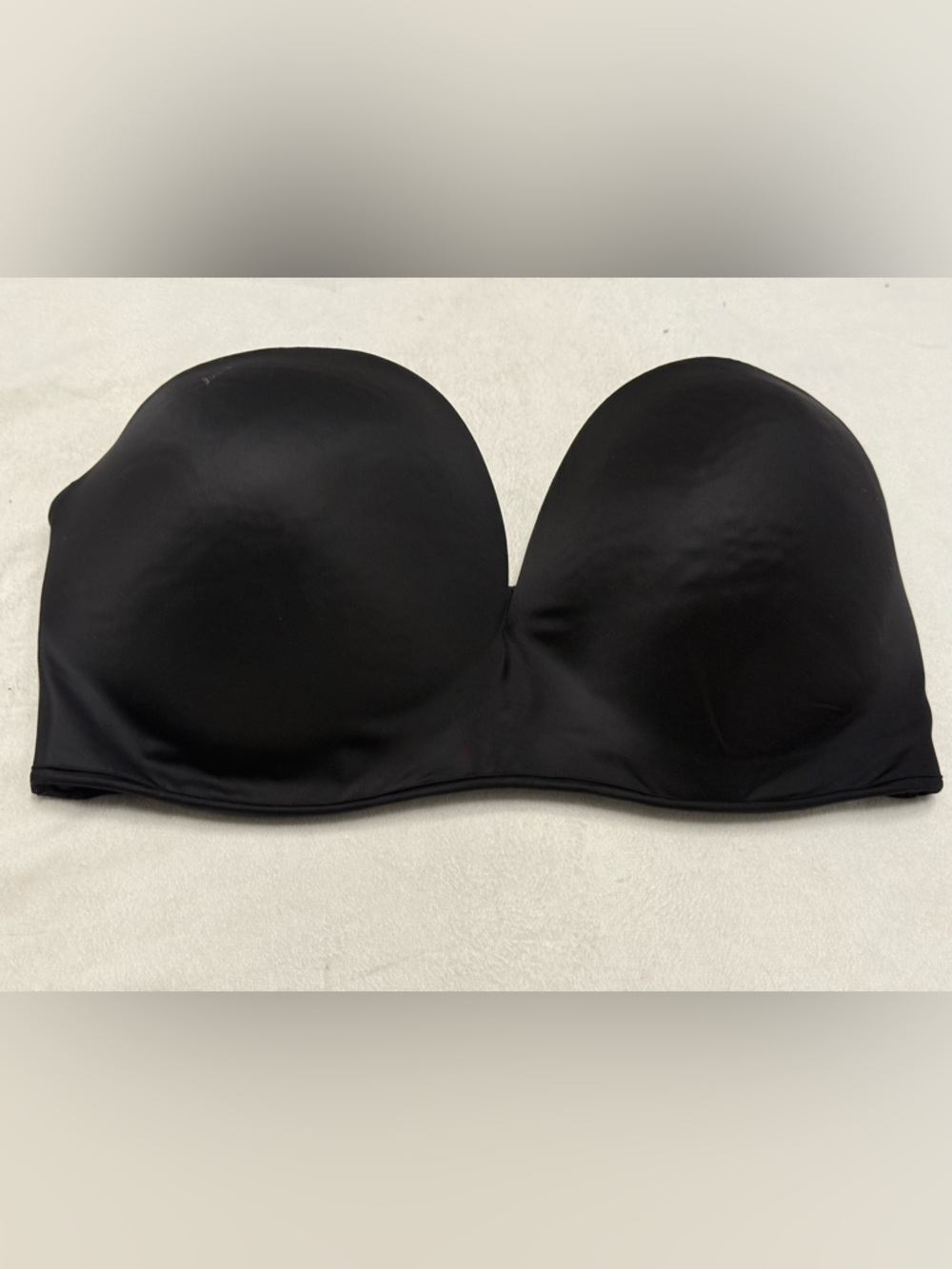 Cacique Strapless Black Smooth Contour Bra